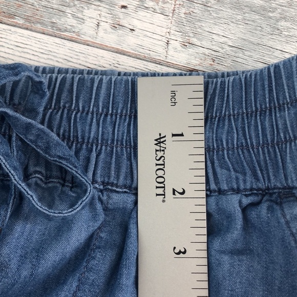 Style & Co Chambray Lightweight Drawstring Joggers Small - Picture 10 of 11